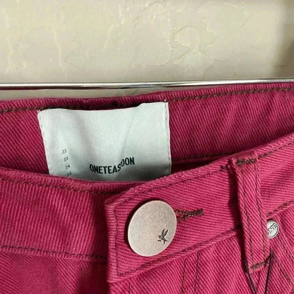 One Teaspoon Bordeaux Awesome Baggies Jeans 27 - Picture 5 of 16